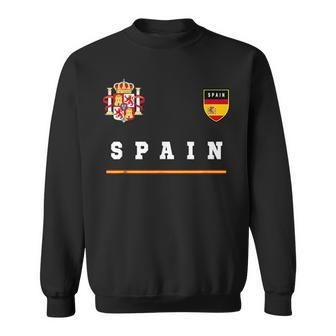 Spain SportSoccer Jersey Flag Football Madrid Sweatshirt | Mazezy