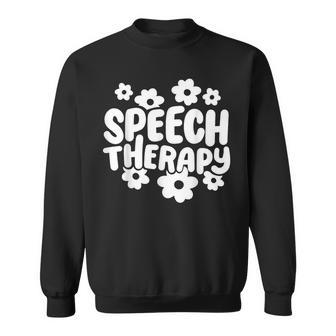 Speech Therapy Therapist Speech Language Pathologist Sweatshirt - Monsterry UK