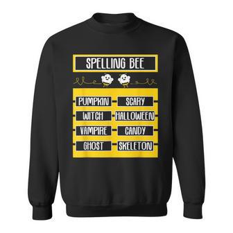 Spelling Bee Pun Halloween Costume For Teachers Sweatshirt - Seseable