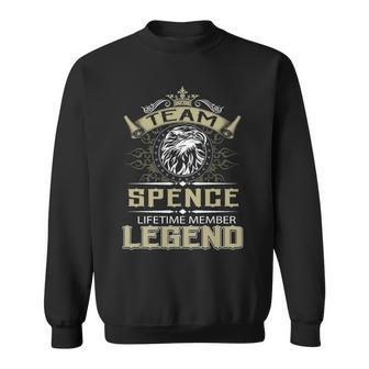 Spence Name Gift Team Spence Lifetime Member Legend Sweatshirt - Seseable
