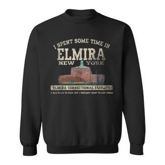 I Spent Some Time In Elmira Ny Sweatshirt | Mazezy
