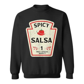 Spicy Salsa Group Condiment Team Halloween Costume Sweatshirt - Seseable