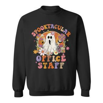 Spooktacular Office Staff Happy Halloween Spooky Matching Sweatshirt - Monsterry AU