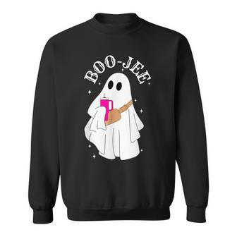 Spooky Season Cute Ghost Halloween Costume Boujee Boo-Jee Sweatshirt | Mazezy DE