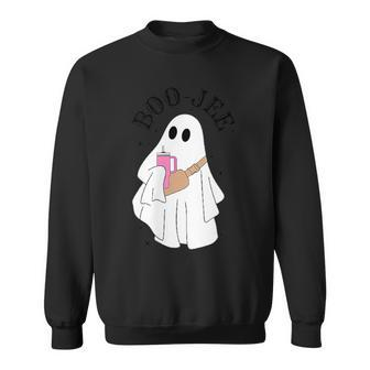 Spooky Season Cute Halloween Ghost Boujee Boo Jee Sweatshirt | Mazezy