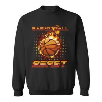 Sports Athletic Motivational Basketball Beast Sweatshirt | Mazezy