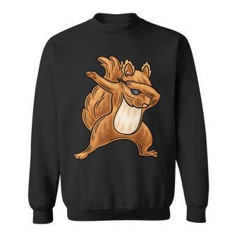 Squirrel Lover Squirrel Dabbing Squirrel Dab Sweatshirt - Monsterry