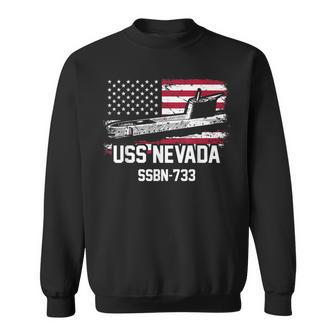 Ssbn733 Uss Nevada Sweatshirt - Thegiftio UK