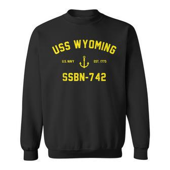 Ssbn742 Uss Wyoming Sweatshirt | Mazezy