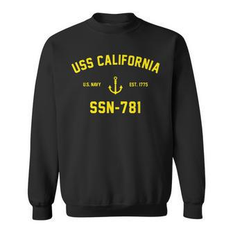 Ssn781 Uss California Sweatshirt | Mazezy