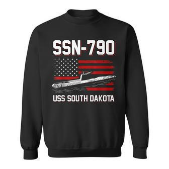 Ssn790 Uss South Dakota Sweatshirt | Mazezy