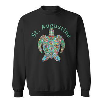 St Augustine Tribal Turtle Sweatshirt | Mazezy