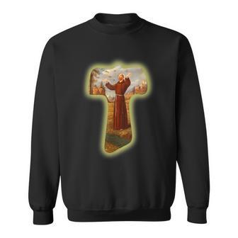 St Francis Of Assisi Saints Catholic Ecology Animals Vintage Sweatshirt | Mazezy