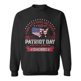 Stand With Pride And Honor On Memorial Day Sweatshirt | Mazezy