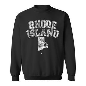State Of Rhode Island Ri T - Home Pride Hometown Sweatshirt | Mazezy