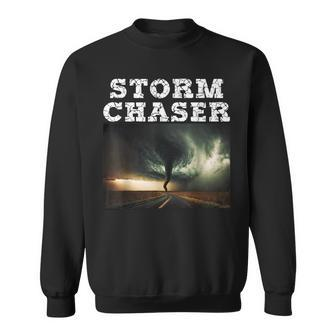 Storm Chaser Tornado Picture Meteorologist Weather Sweatshirt - Monsterry DE