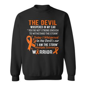 I Am The Storm Multiple Sclerosis Warrior Sweatshirt | Mazezy