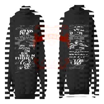 Stover Blood Runs Through My Veins Youth Kid 2K3td Sweatshirt - Seseable