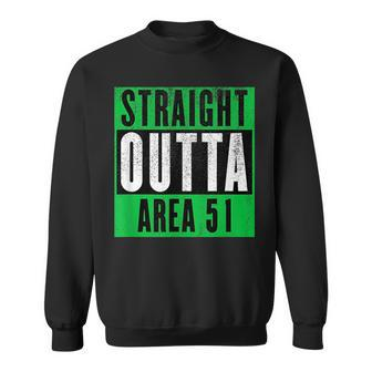 Straight Outta Area 51 | Funny Storm Area 51 Event Sweatshirt | Mazezy