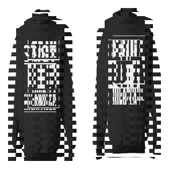 Straight Outta Highland Village Sweatshirt | Mazezy