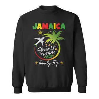 Straight Trippin Jamaica Family Vacation Baecation 2023 Sweatshirt - Thegiftio UK
