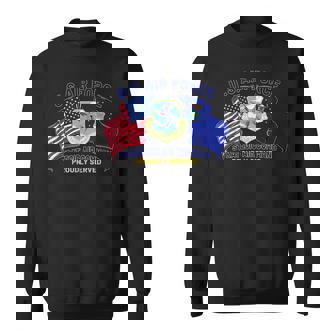 Strategic Air Command Sac Us Air Force Vintage Gift Sweatshirt | Mazezy