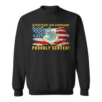 Strategic Air Command Sac Us Air Force Vintage Gifts Sweatshirt - Seseable