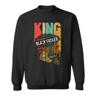 Strong Black King Juneth African American Father Day Gift For Mens Sweatshirt | Mazezy