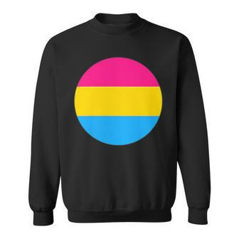 Subtle Pansexual Pride Flag Discreet Lgbtq Minimalist Pan Sweatshirt | Mazezy