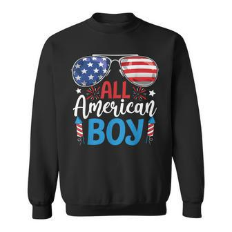 Sunglasses Stars Stripes All American Boy Freedom Usa  Sweatshirt