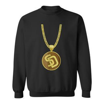 Swagschain San Diego Sd Baseball Funny For Mens San Diego Funny Gifts Sweatshirt | Mazezy