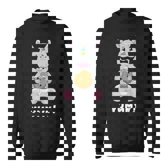 Sweet Rhinoceros Yummy Unicorn Rhino Lover Sweatshirt | Mazezy