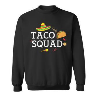 Taco Tuesday Apparel Taco Squad Sweatshirt | Mazezy