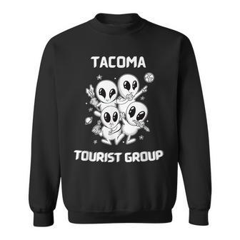 Tacoma Native Pride Alien Funny State Tourist Space Sweatshirt | Mazezy