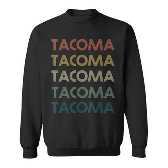 Tacoma Washington Pride Vintage State Retro 70S Washington Sweatshirt | Mazezy