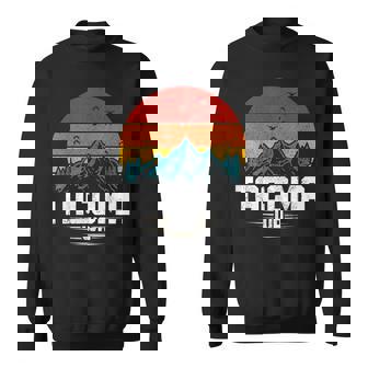 Tacoma Washington Wa Retro Vintage Mountains Pnw Pride Sweatshirt | Mazezy