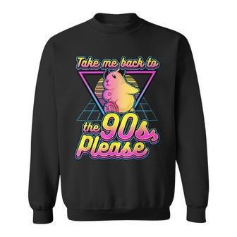 Take Me Back To The 90S Please Roller Skate 90S Vintage Designs Funny Gifts Sweatshirt | Mazezy