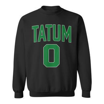 Tatum Who Wears Number 0 Green Is Incredibly Brilliant Sweatshirt | Mazezy