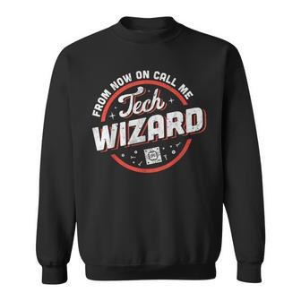 Tech Wizard Computer Repair & It Support Sweatshirt | Mazezy AU