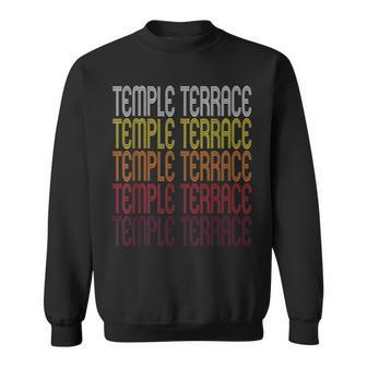Temple Terrace Fl Vintage Style Florida Sweatshirt | Mazezy