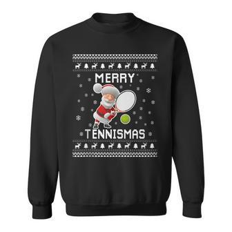 Tennis Ugly Christmas Sweater For Tennis Lovers Sweatshirt - Monsterry