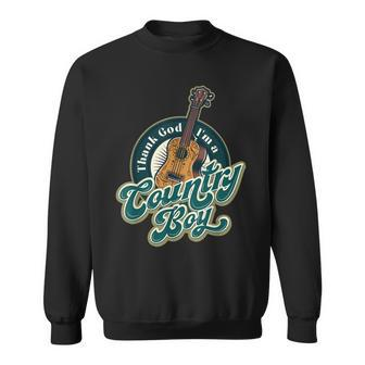 Thank God Im A Countryboy Country Music Hat Cowgirl Band Sweatshirt
