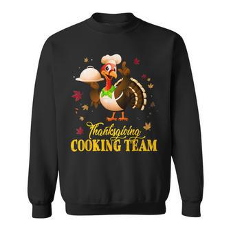 Thanksgiving Cooking Team Turkey Chef Costume Sweatshirt | Mazezy