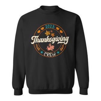 Thanksgiving Crew 2023 Team Turkey Matching Family Squad Sweatshirt | Mazezy