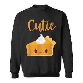 Thanksgiving Cutie Pie Pumpkin Pie Sweatshirt - Thegiftio UK