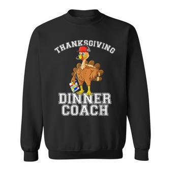 Thanksgiving Dinner Coach Turkey Chef Cook Sweatshirt - Thegiftio UK
