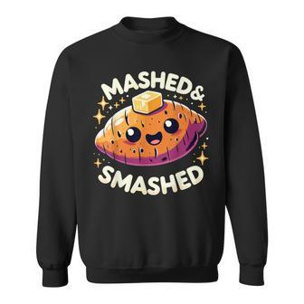 Thanksgiving Mashed & Smashed Sweet Potato Sweatshirt | Mazezy