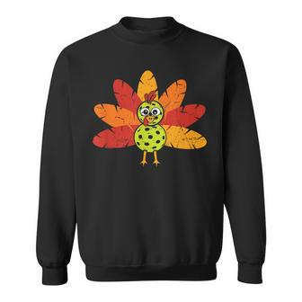 Thanksgiving Pickleball Pickleball Turkey Thanksgiving Sweatshirt - Thegiftio UK