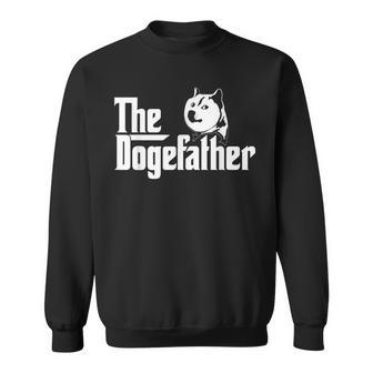 The Dogefather Doge Father Dogecoin Hodl Sweatshirt | Mazezy CA