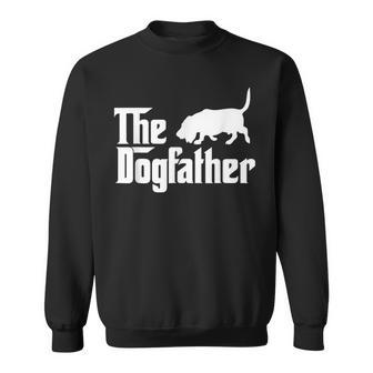 The Dogfather Basset Hound Dog Father Dad Gift Sweatshirt | Mazezy